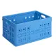 Vouwkrat blauw 46 liter